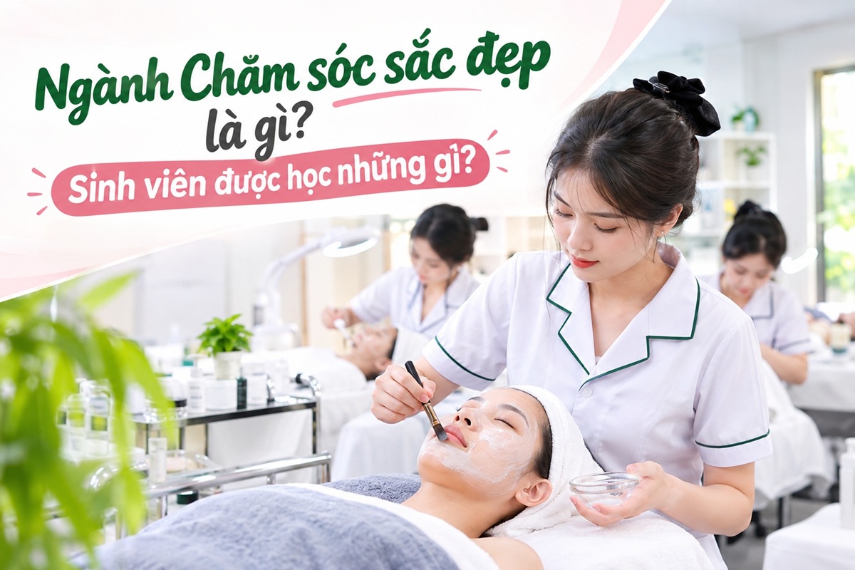 Sv Học Nganh Cham Soc Sac Dep